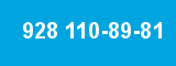 928 110-89-81